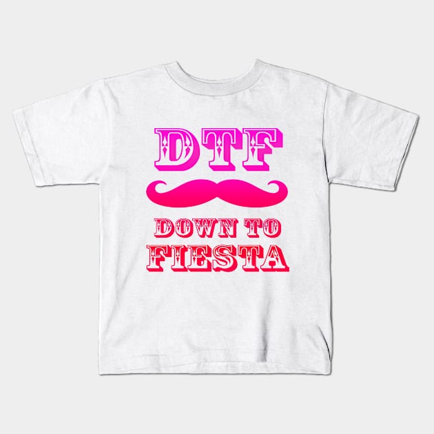 Down to Fiesta Kids T-Shirt by MartinAes